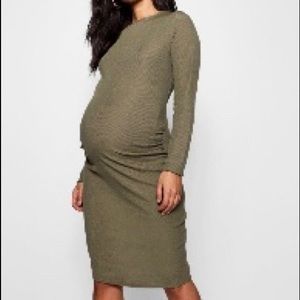 Olive Maternity Bodycon